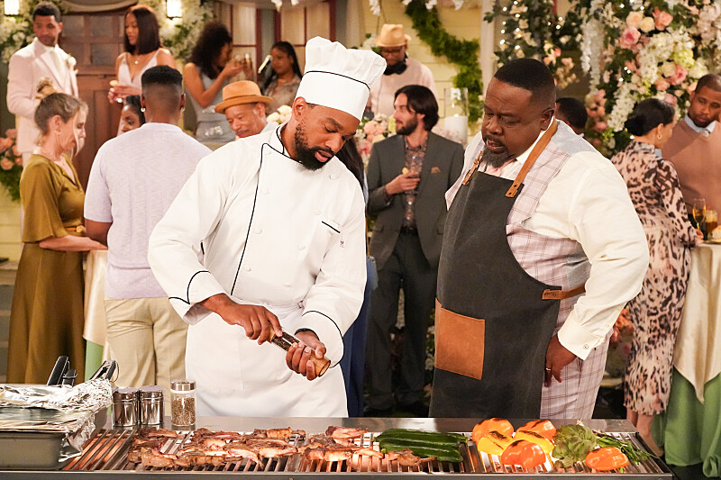 “Welcome to Goodbye” – Two joyful wedding celebrations bring loved ones together while old tensions and heartfelt confessions surface one last time. Meanwhile, tough goodbyes loom and the family looks ahead to a new chapter shaped by love, growth and change, on the series finale of THE NEIGHBORHOOD, Monday, May 11 (8:00-8:30 PM, ET/PT) on the CBS Television Network, and streaming on Paramount+ Pictured: Cedric The Entertainer as Calvin. Photo: Monty Brinton/CBS ©2026 CBS Broadcasting, Inc. All Rights Reserved.