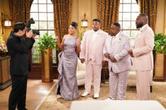 “Welcome to Goodbye” – Two joyful wedding celebrations bring loved ones together while old tensions and heartfelt confessions surface one last time. Meanwhile, tough goodbyes loom and the family looks ahead to a new chapter shaped by love, growth and change, on the series finale of THE NEIGHBORHOOD, Monday, May 11 (8:00-8:30 PM, ET/PT) on the CBS Television Network, and streaming on Paramount+ Pictured: Tichina Arnold as Tina, Marcel Spears as Marty, Cedric The Entertainer as Calvin and Sheaun McKinney as Malcolm. Photo: Monty Brinton/CBS ©2026 CBS Broadcasting, Inc. All Rights Reserved.