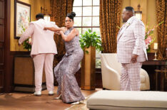 “Welcome to Goodbye” – Two joyful wedding celebrations bring loved ones together while old tensions and heartfelt confessions surface one last time. Meanwhile, tough goodbyes loom and the family looks ahead to a new chapter shaped by love, growth and change, on the series finale of THE NEIGHBORHOOD, Monday, May 11 (8:00-8:30 PM, ET/PT) on the CBS Television Network, and streaming on Paramount+ Pictured: Tichina Arnold as Tina and Cedric The Entertainer as Calvin. Photo: Monty Brinton/CBS ©2026 CBS Broadcasting, Inc. All Rights Reserved.