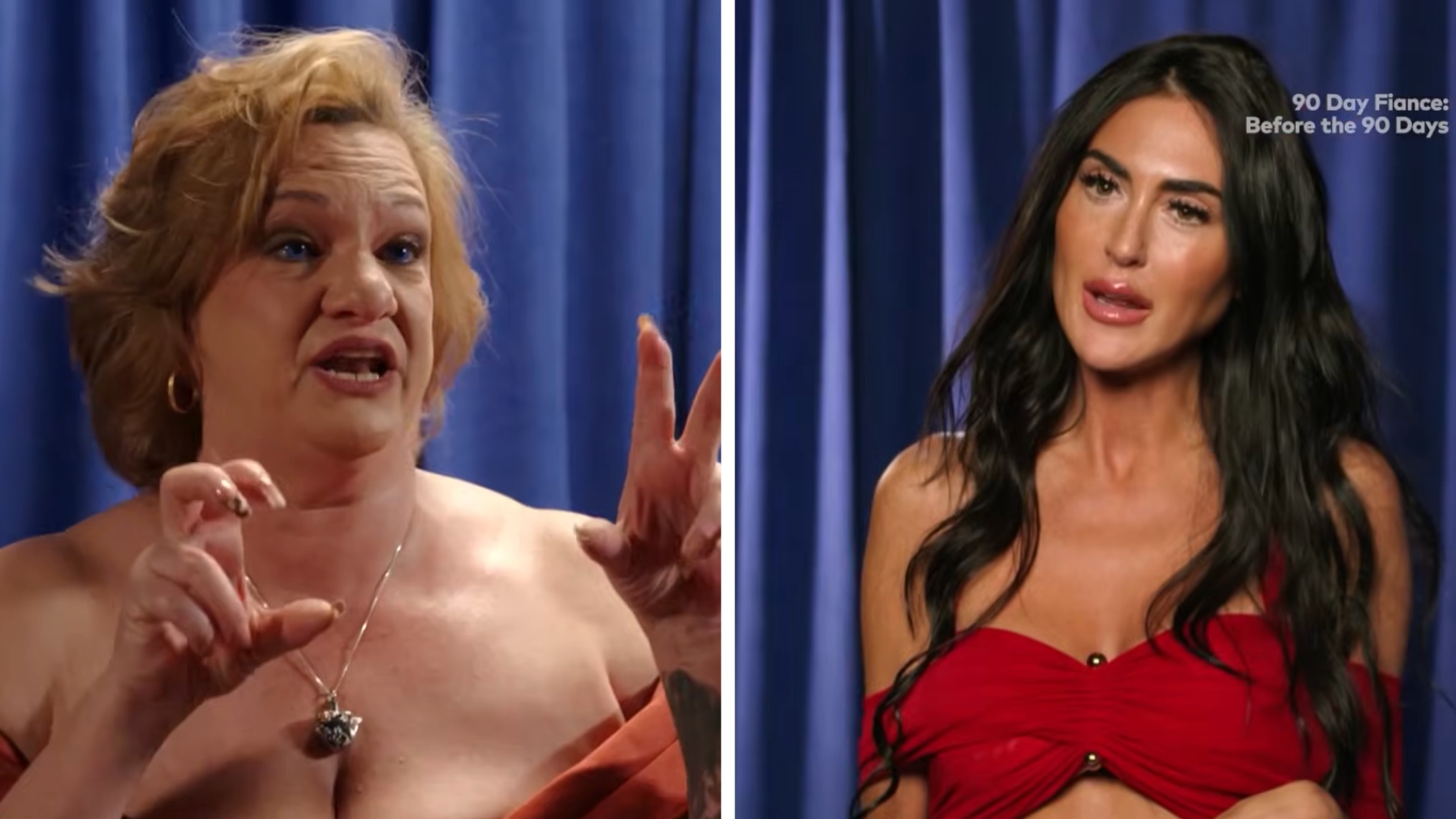 Lisa and Elise on the '90 Day Fiancé: Before the 90 Days' Tell All