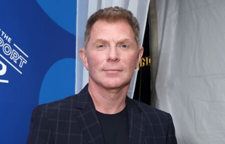 Bobby Flay attends the Grand Tasting: After Dark presented by Montchevre Goat Cheese hosted by Bobby Flay and Brooke Williamson during Food Network New York City Wine & Food Festival presented by Invesco QQQ on October 18, 2025 in New York City.