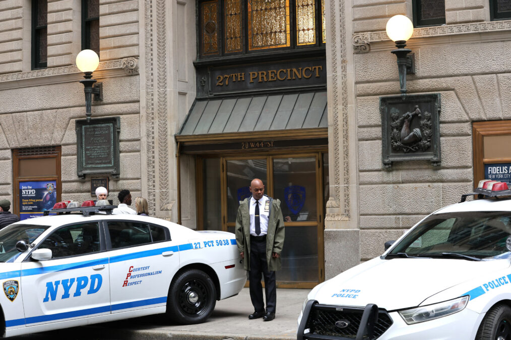 NEW YORK, NY - APRIL 21: Bokeem Woodbine is seen on the set of 