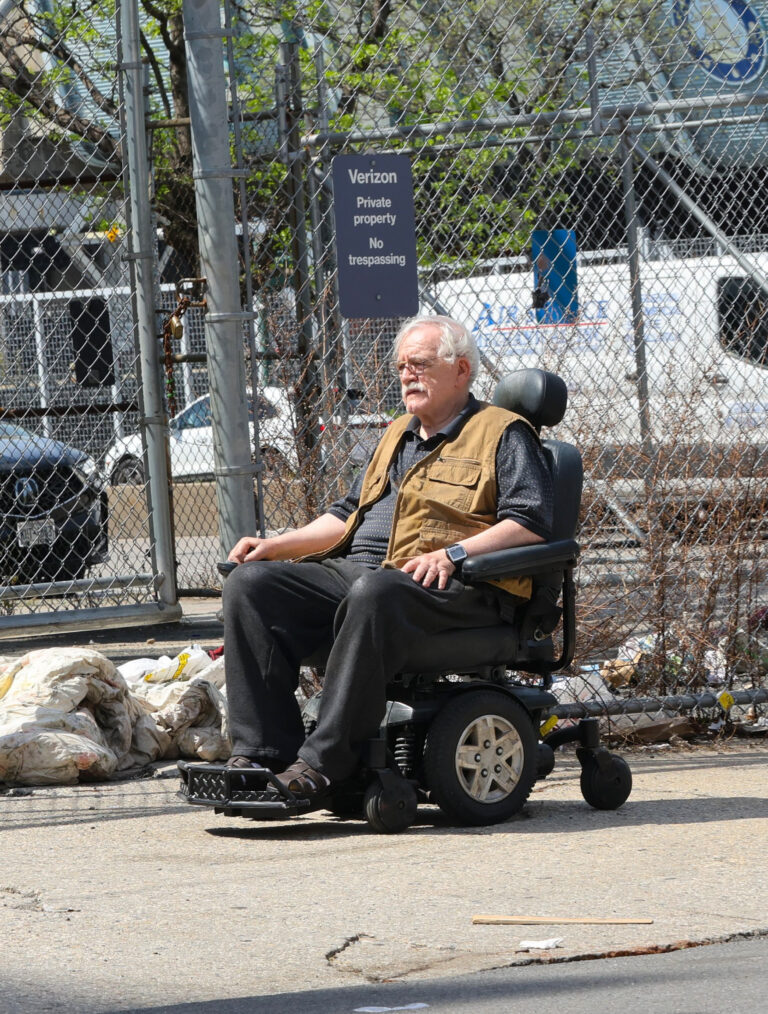 NEW YORK, NY - APRIL 20: Brian Cox is seen filming at the 