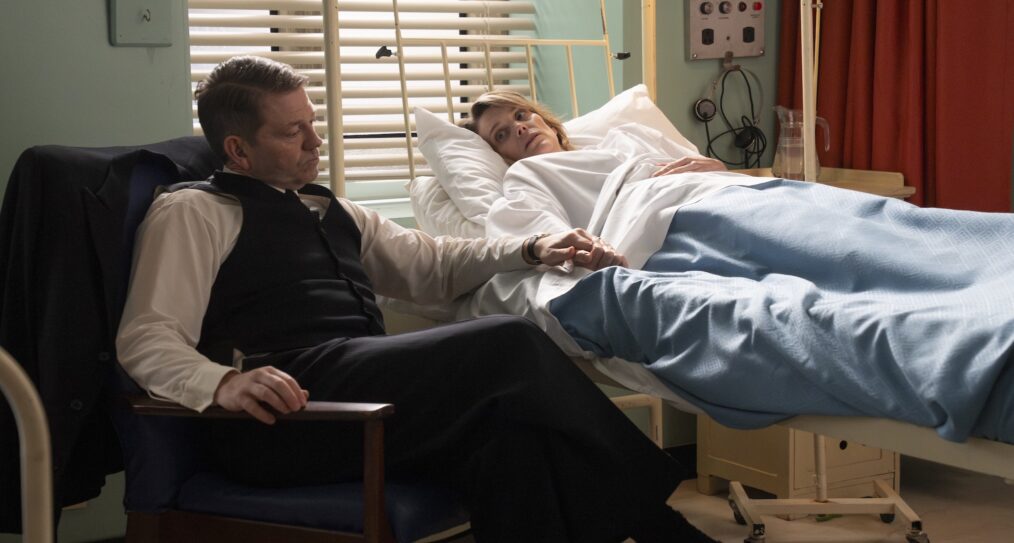 Picture Shows: "Bernie Mullucks (Christopher Reilly)RHODA MULLUCKS (Liz White) "