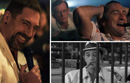 CAPE FEAR, Robert Mitchum, 1962; CAPE FEAR, Robert De Niro, 1991; Javier Bardem in 