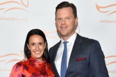 Christina Geist and Willie Geist attend the 2021 A Funny Thing Happened On The Way To Cure Parkinson's gala on October 23, 2021 in New York City.