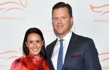 Christina Geist and Willie Geist attend the 2021 A Funny Thing Happened On The Way To Cure Parkinson's gala on October 23, 2021 in New York City.