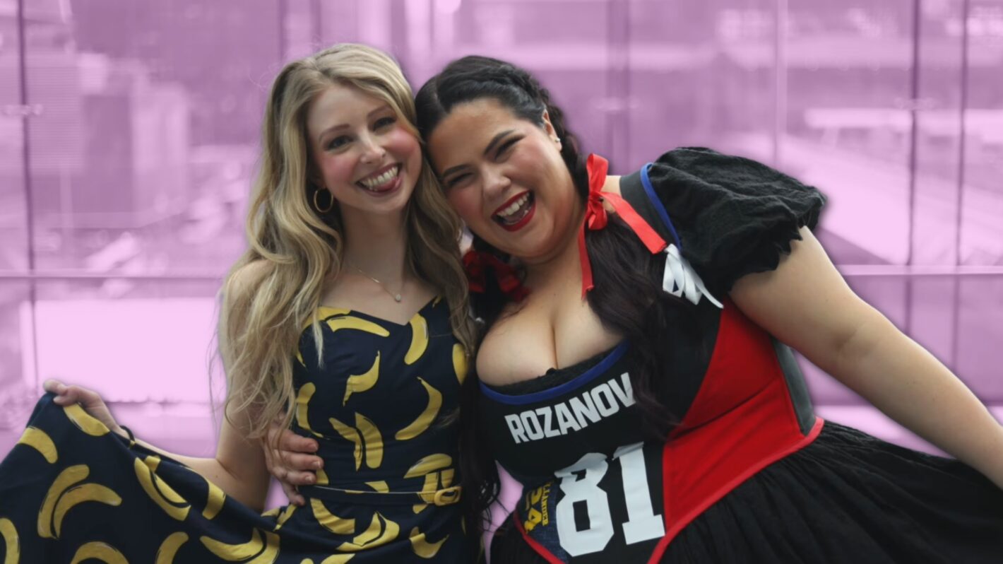 Christine Riccio and Natasha Polis of 'Those Forking Fangirls' on YouTube