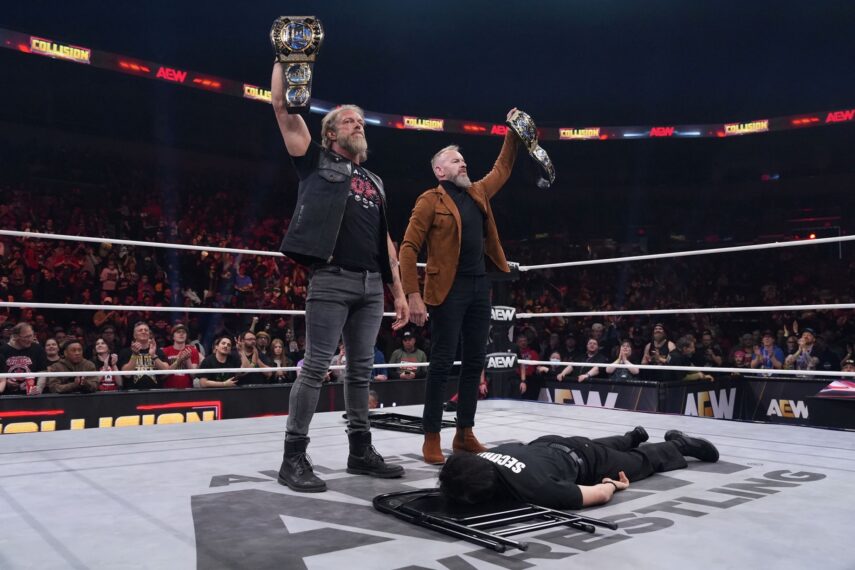 Adam Copeland and Christian Cage