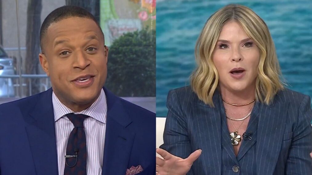 Craig Melvin on the April 8, 2026, episode of NBC's 'Today'; Jenna Bush Hager on the April 8, 2026, episode of NBC's 'Today With Jenna & Sheinelle.'