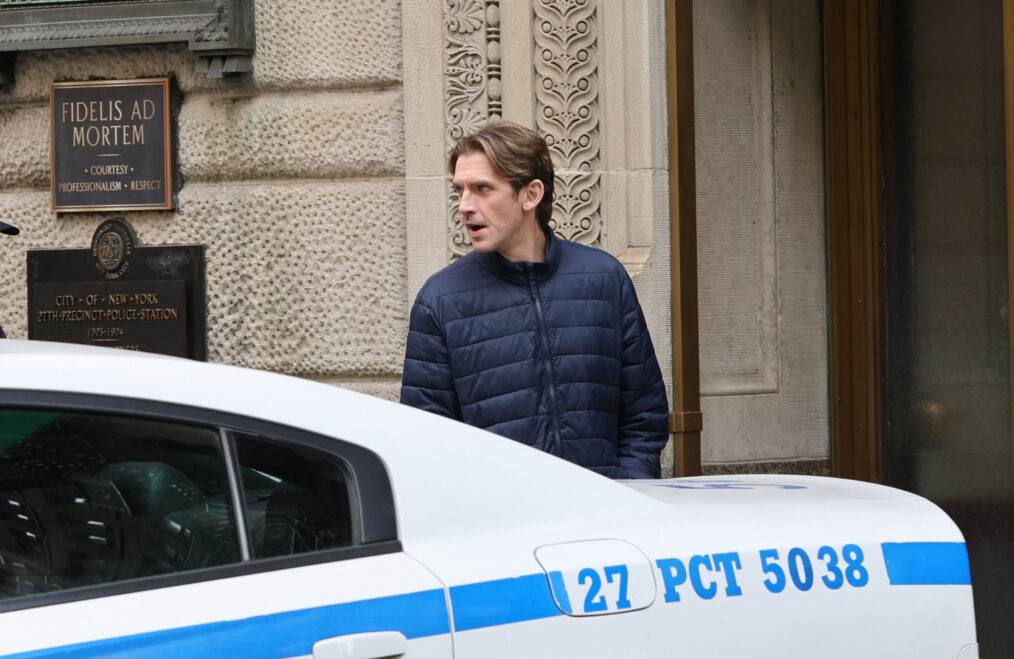 NEW YORK, NY - APRIL 21: Dan Stevens is seen on the set of 