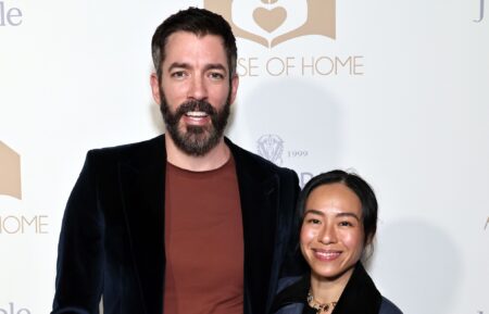 Drew Scott and Linda Phan attend A Sense Of Home 10th Anniversary Gala at Pacific Design Center on October 04, 2025 in West Hollywood, California.