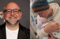 Duff Goldman attends the 2024 Creative Arts Emmys at Peacock Theater on January 07, 2024 in Los Angeles, California; Duff Goldman and his son, Sam, Instagram, April 3, 2026.