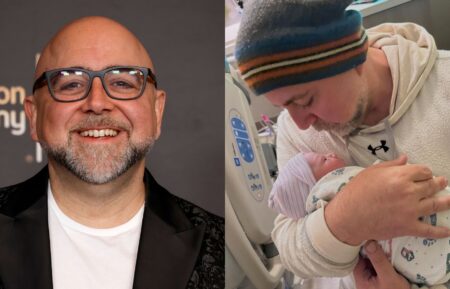 Duff Goldman attends the 2024 Creative Arts Emmys at Peacock Theater on January 07, 2024 in Los Angeles, California; Duff Goldman and his son, Sam, Instagram, April 3, 2026.