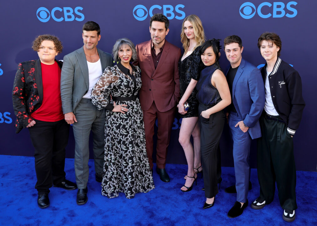 LOS ANGELES, CALIFORNIA - APRIL 15: (L-R) Tristan Michael Brown, Parker Young, Rose Abdoo, Ed Weeks, Allegra Edwards, Helen J Shen, Jaren Lewison and Shylo Molina attend CBS Fest 2026 at Paramount Pictures Studios on April 15, 2026 in Los Angeles, California. (Photo by Kevin Winter/Getty Images)
