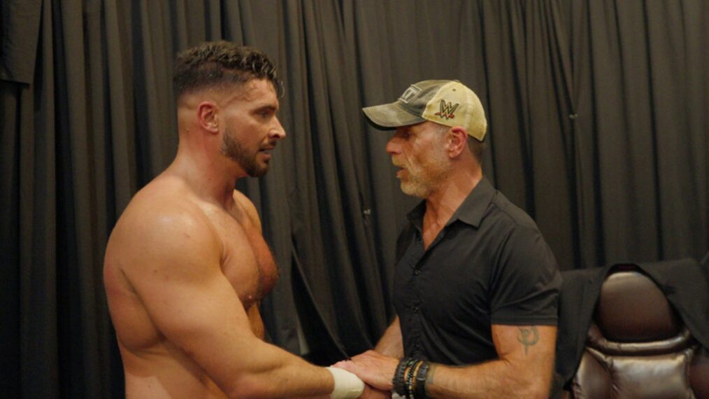 Ethan Page and Shawn Michaels 