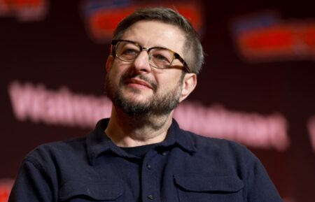 NEW YORK, NEW YORK - OCTOBER 11: Eugene Mirman speaks at the 