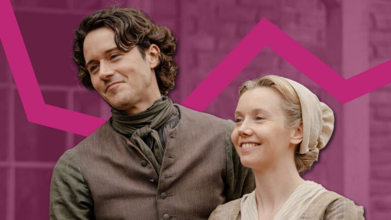 Cesar Domboy and Lauren Lyle of 'Outlander'