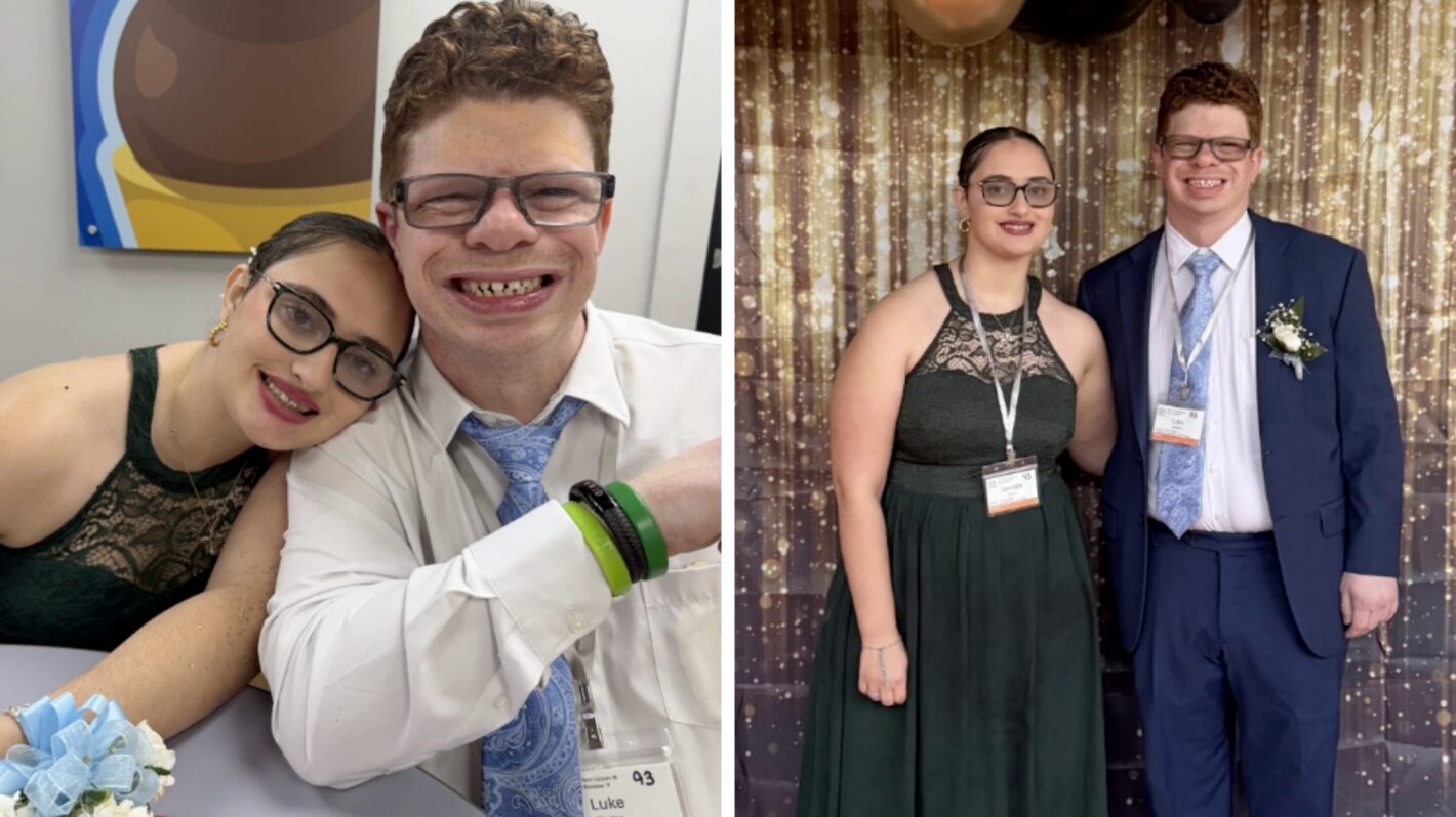 Georgie Harris and Luke of Love on the Spectrum