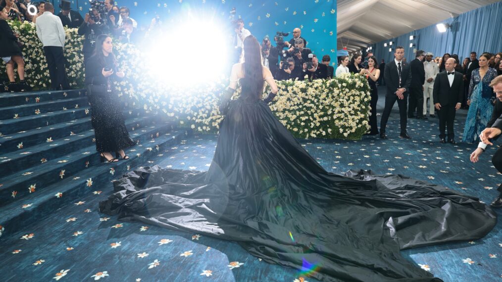 NEW YORK, NEW YORK - MAY 05: Gina Alice Redlinger attends the 2025 Met Gala Celebrating 'Superfine: Tailoring Black Style' at Metropolitan Museum of Art on May 05, 2025 in New York City. (Photo by Dimitrios Kambouris/Getty Images for The Met Museum/Vogue)