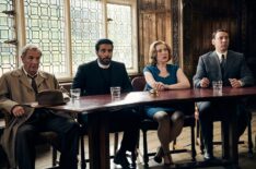 Robson Green, Rishi Nair, Melissa Johns, and Al Weaver in 'Grantchester' final season