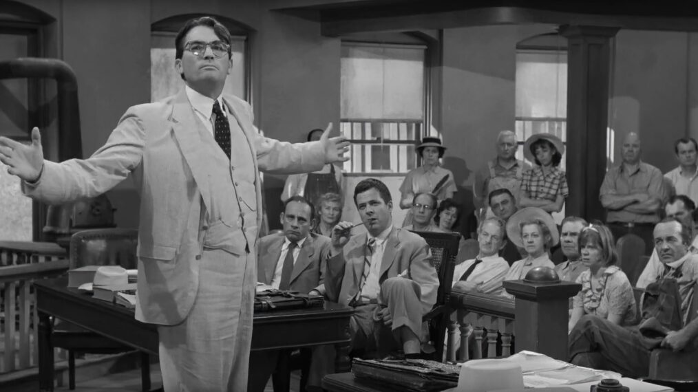 Gregory Peck in 'To Kill a Mockingbird,' 1962.
