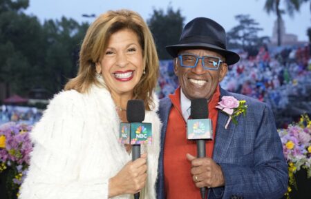 Hoda Kotb and Al Roker, 2026 Tournament of Roses Parade, NBC, January 1, 2026.