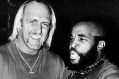 Hulk Hogan (aka Terry Bollea), left, and Mr. T., 1985
