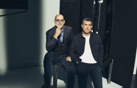 I Will Find You. (L to R). Harlan Coben and Robert Hull Cr. Ted Belton/Netflix