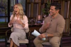 Ian McKellen, Kelly Ripa, and Mark Consuelos on the April 6, 2026, episode of ABC's 'Live With Kelly and Mark.'