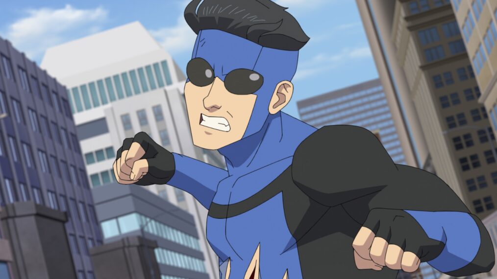 Invincible (Steven Yeun) in Invincible. Invincible Season 4 - First Look