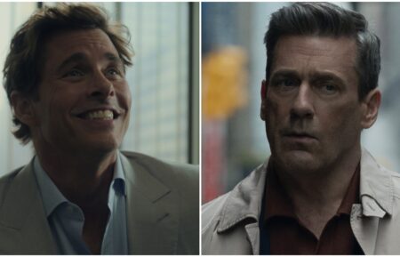 James Marsden and Jon Hamm in Your Friends and Neighbors