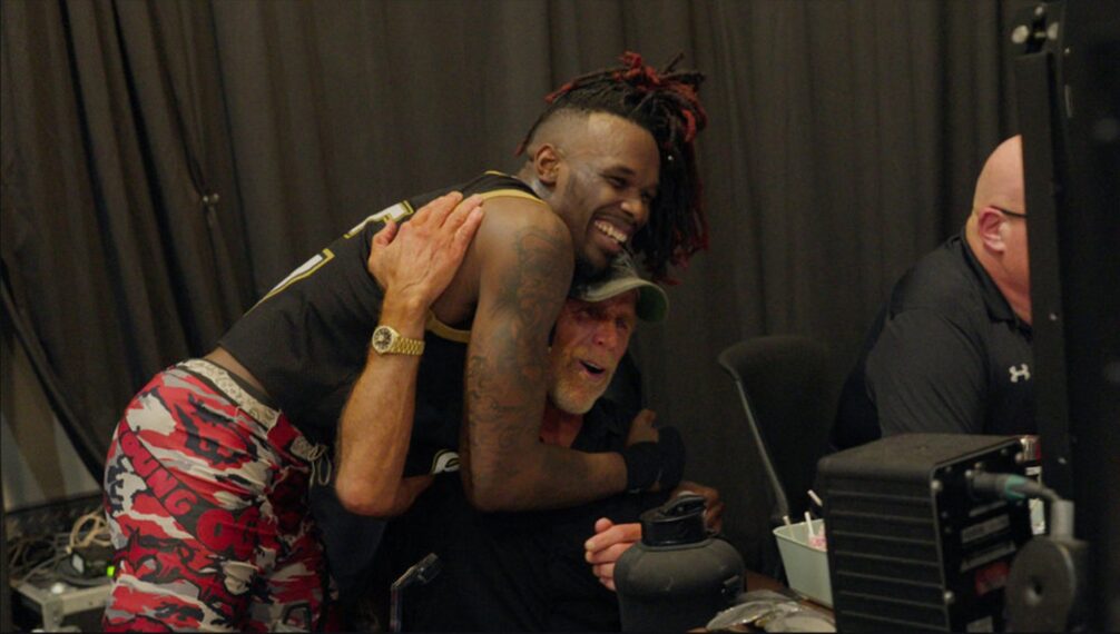 Je'Von Evans and Shawn Michaels