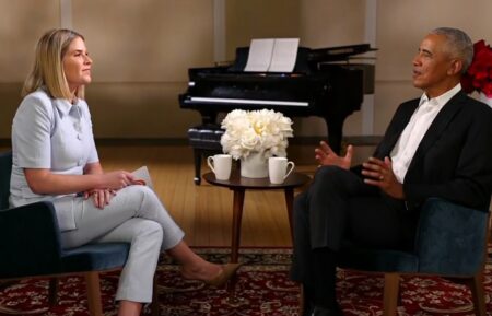 Jenna Bush Hager and Barack Obama on the April 21, 2026, episode of NBC's 'Today.'