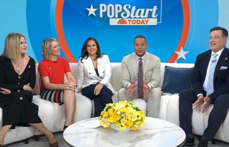 Jenna Bush Hager, Dylan Dreyer, Laura Jarrett, Craig Melvin, and Carson Daly on the April 2, 2026, episode of NBC's 'Today.'