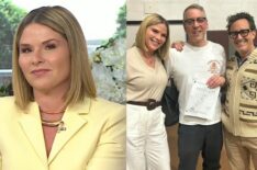 Jenna Bush Hager on the April 30, 2026, episode of NBC's 'Today With Jenna & Sheinelle'; photo of Jenna Bush Hager, Josh Safran, and Ben Spector shown on the April 30, 2026, episode of 'Today With Jenna & Sheinelle.'
