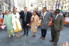 Jenna Bush Hager, Savannah Guthrie, Carson Daly, Sheinelle Jones, Craig Melvin, and Al Roker on the April 6, 2026, episode of NBC's 'Today.'