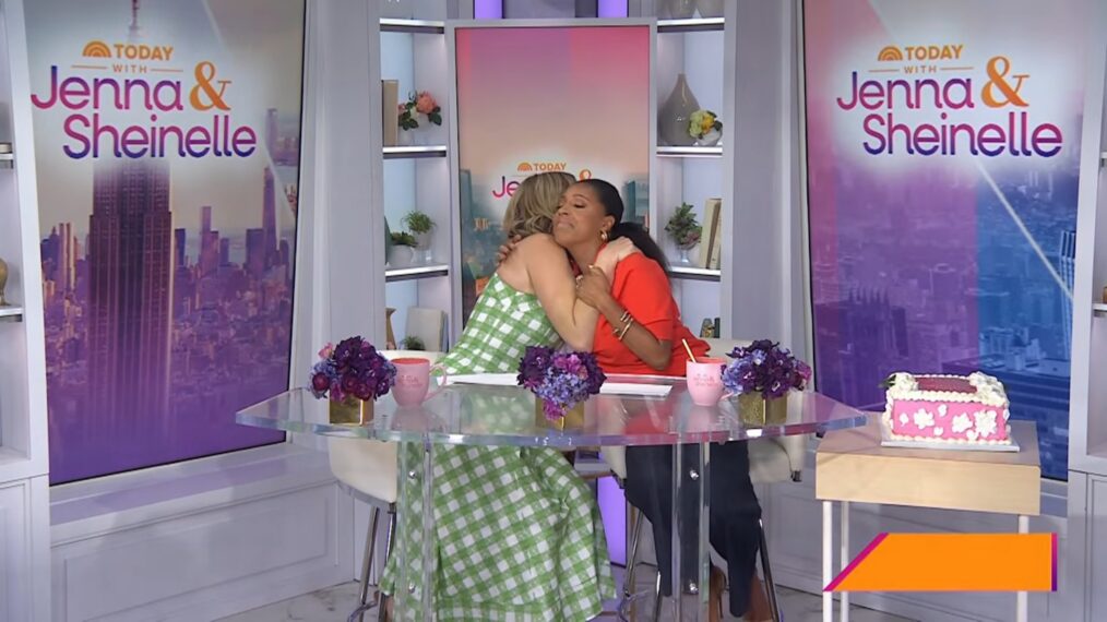 Jenna Bush Hager and Sheinelle Jones on the April 17, 2026, episode of NBC's 'Today With Jenna & Sheinelle.'