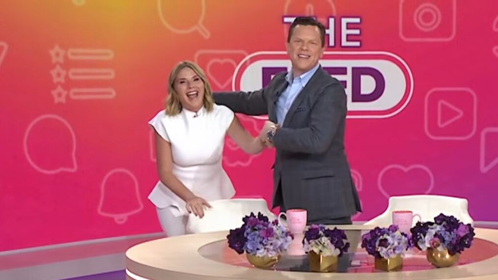 Jenna Bush Hager, Willie Geist, and Arianna Davis Santana on the April 1, 2026, episode of 'Today With Jenna & Sheinelle.'