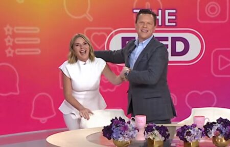 Jenna Bush Hager, Willie Geist, and Arianna Davis Santana on the April 1, 2026, episode of 'Today With Jenna & Sheinelle.'