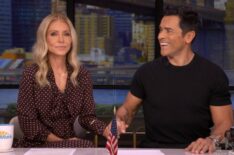 Kelly Ripa and Mark Consuelos on the April 15, 2026, episode of 'Live With Kelly and Mark.'