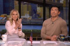 Kelly Ripa and Mark Consuelos on the April 6, 2026, episode of ABC's 'Live With Kelly and Mark.'
