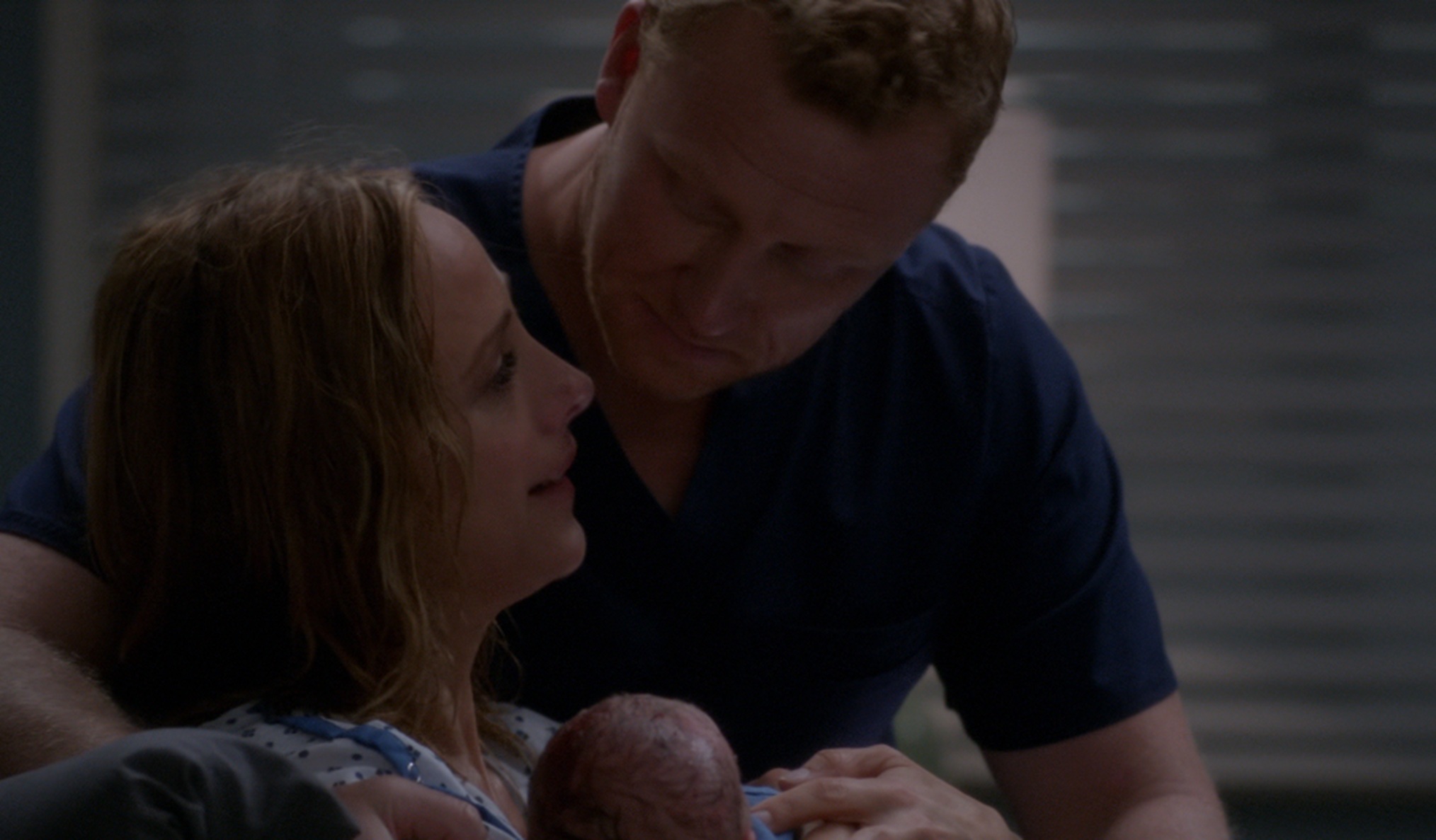 Kim Raver and Kevin McKidd in Grey's Anatomy Season 15 Episode 25