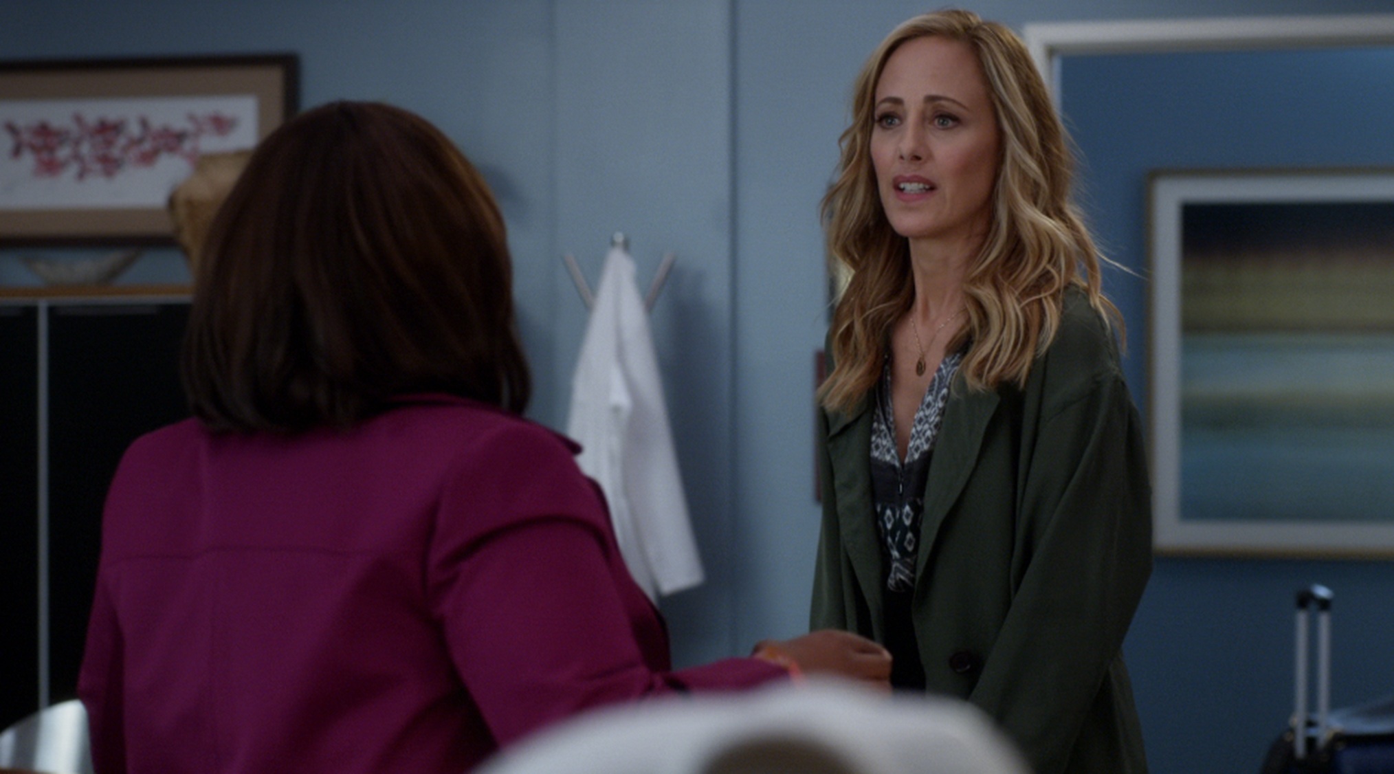 Kim Raver on Grey's Anatomy Season 15 Episode 1