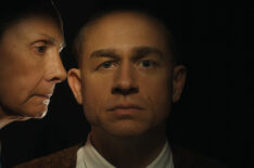 Monster: The Ed Gein Story. (L to R) Laurie Metcalf as Augusta Gein, Charlie Hunnam as Ed Gein in episode 307 of Monster: The Ed Gein Story. Cr. Courtesy Of Netflix © 2025