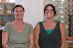 Leslie Davis and Lyndsay Lamb on Season 5 of HGTV's 'Rock the Block,' 2024.