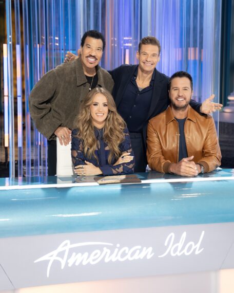 Lionel Richie, Carrie Underwood, Ryan Seacrest, Luke Bryan, 'American Idol,' ABC.