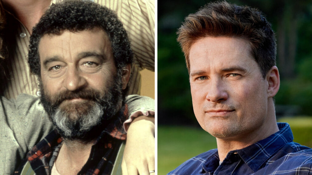 Victor French as Mr. Edwards on Little House on the Prairie; Warren Christie, (aired Aug. 18, 2023). photo: Allister Foster / ©Hallmark Movie Channel / Courtesy Everett Collection