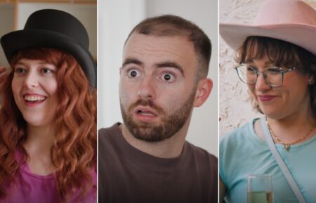 Emma Miller, Connor Tomlinson, and Dani Bowman in Love on the Spectrum Deleted Scenes