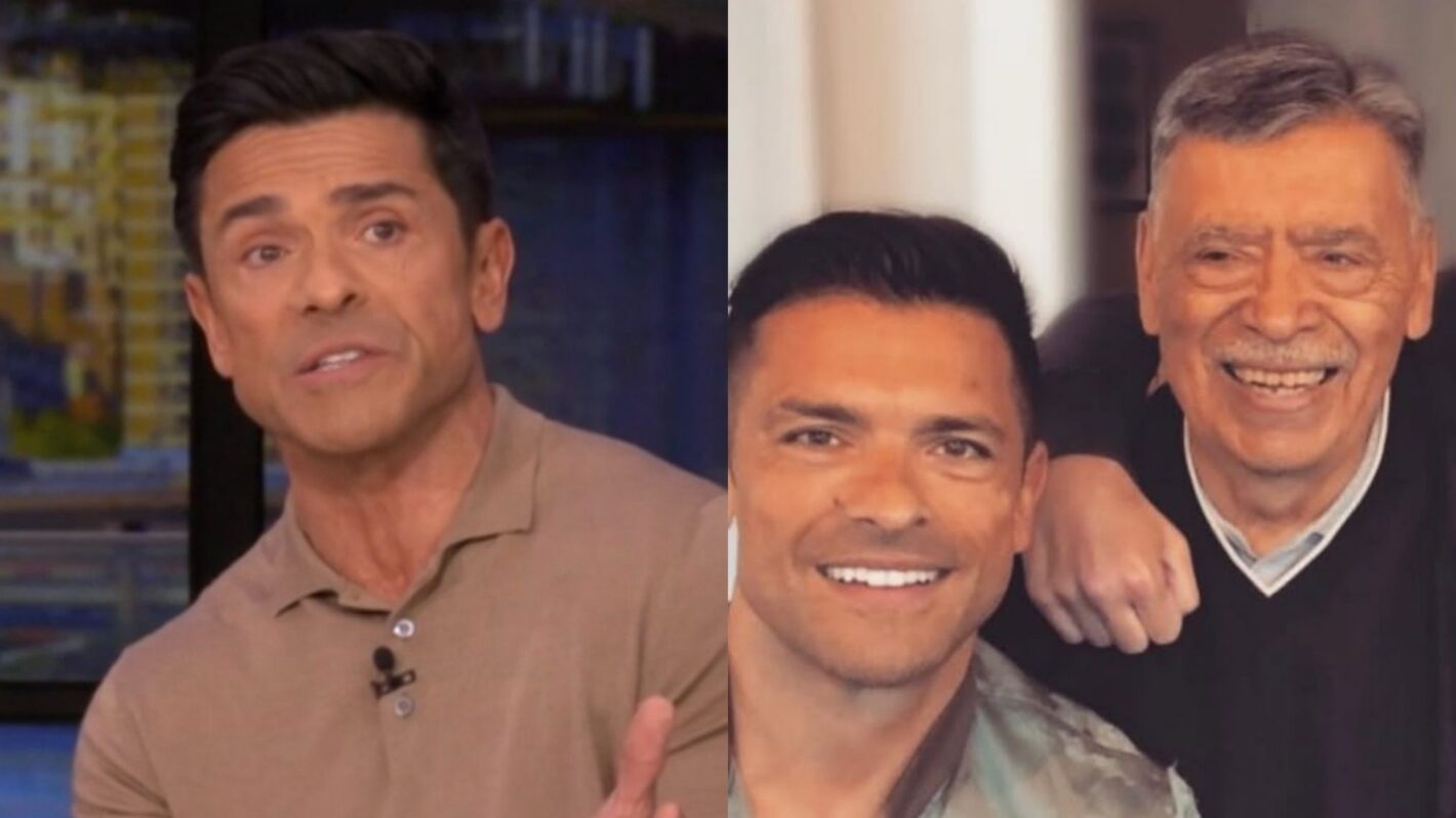 Mark Consuelos Announces His Father's Death on 'Live'